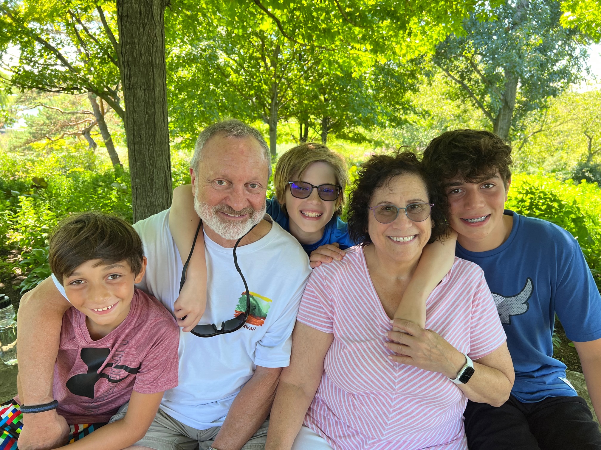 Wolf Family at the Garden